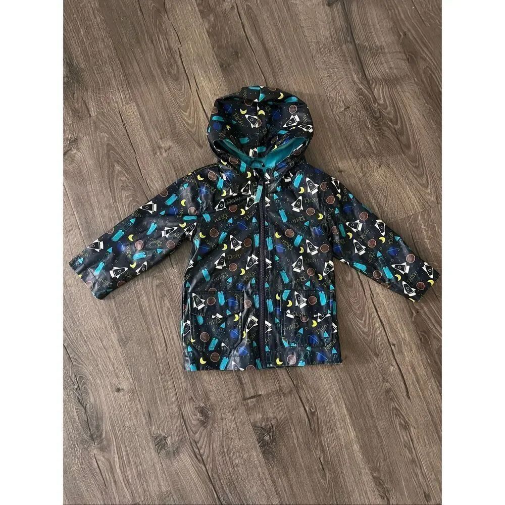 Cat And Jack Space Themed Raincoat 18M